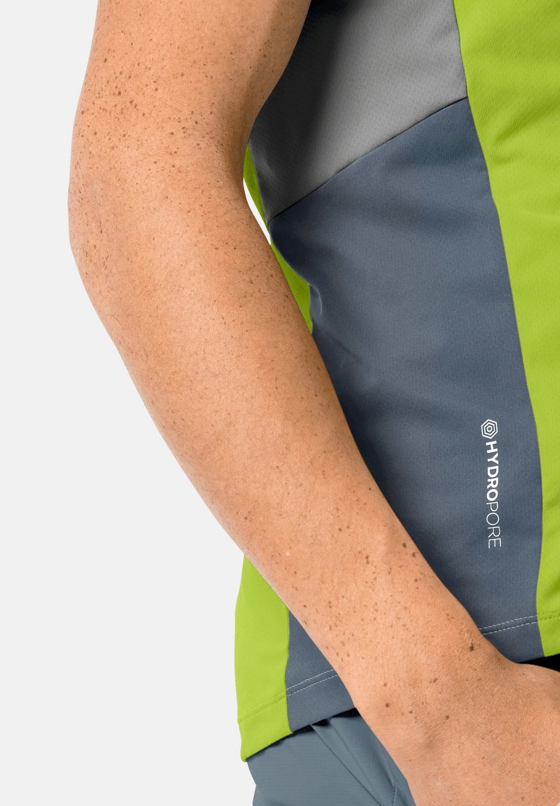 Damen Sportbekleidung | Jack Wolfskin NARROWS T-Shirt print spring lime/grün - KC06453 Damen Sportbekleidung | Jack Wolfskin NARROWS T-Shirt print spring lime/grün - KC06453