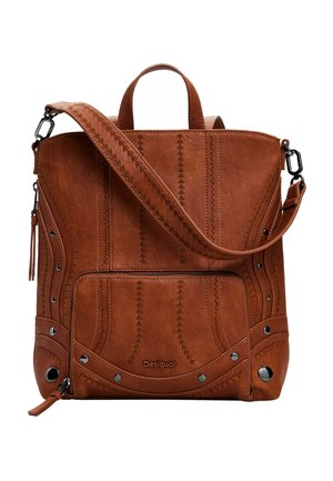 EMBROIDERED  - Rucksack - brown