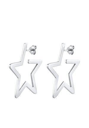 Elli STAR - Earrings - silver-coloured