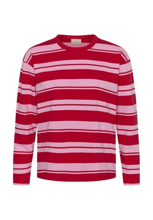 WINNY MULTISTRIPE - Longsleeve - true red/pink stripes