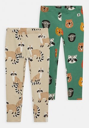 RACCOON UNISEX 2PACK - Leggings - Trousers - green