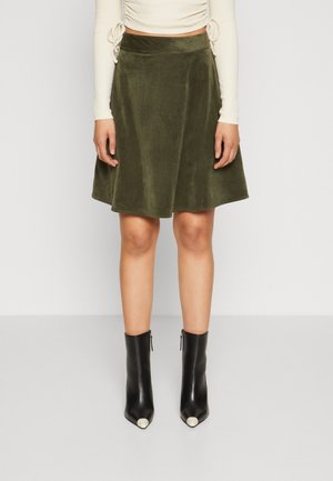 A-lijn rok - dark green