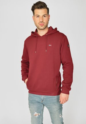 Kapuzenpullover - bordeaux