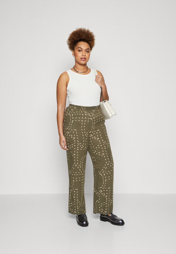 CARPHOEBE LIFE WIDE - Trousers - kalamata rebel2