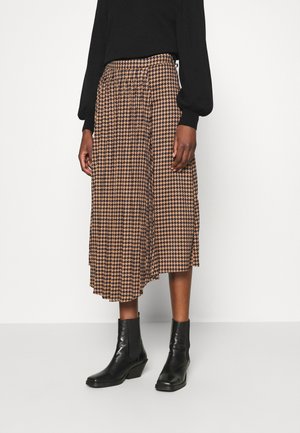 BELLIS SKIRT - Gonna a pieghe - brown