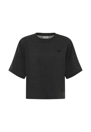Gestuz, GILSA - Обикновена тениска - deep grey melange