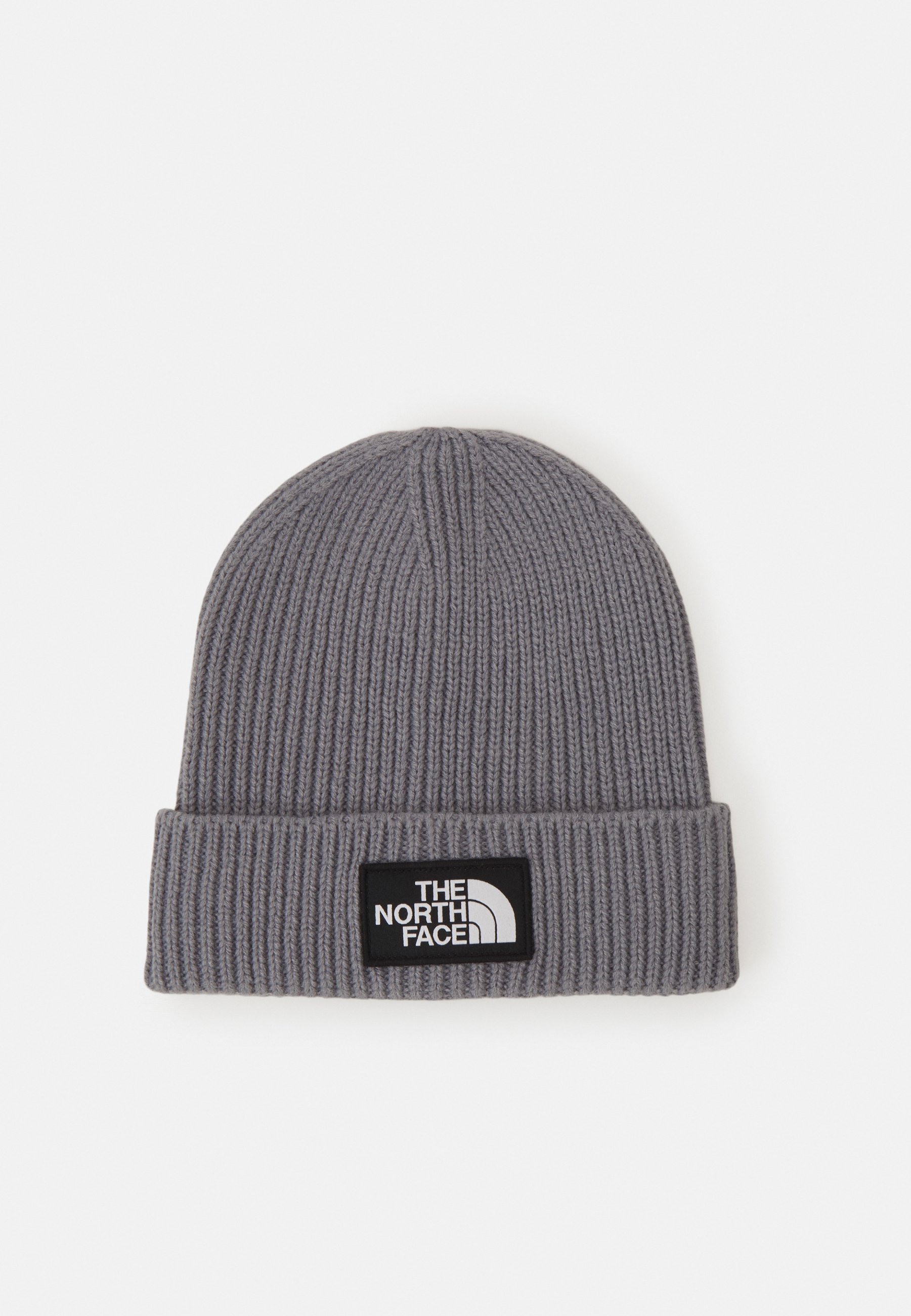 The North Face SHORT LOGO BOX CUFFED BEANIE - Mütze - tradewinds grey/grau