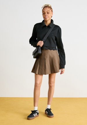 Dickies ELIZAVILLE SKIRT - Gonna a pieghe - mushroom