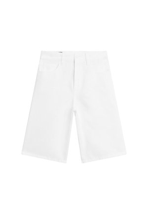 Massimo Dutti, Denim shorts - white