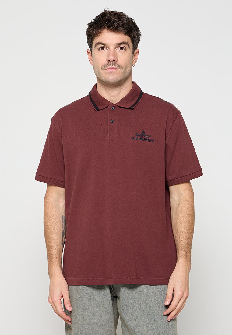 Scotch & Soda Poloshirt bruin