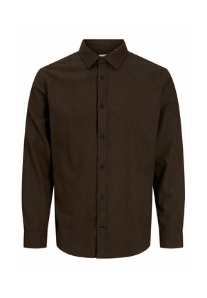 Jack & Jones, JJEFIELD MELANGE SHIRT LS SN - Skjorter - mulch