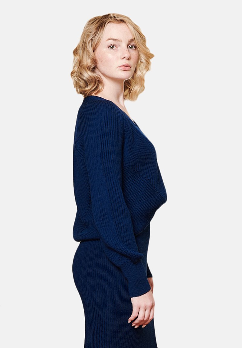 Damen Strickjacken | McIntyre Merino Strickpullover navy/dunkelblau - LW16495 Damen Strickjacken | McIntyre Merino Strickpullover navy/dunkelblau - LW16495