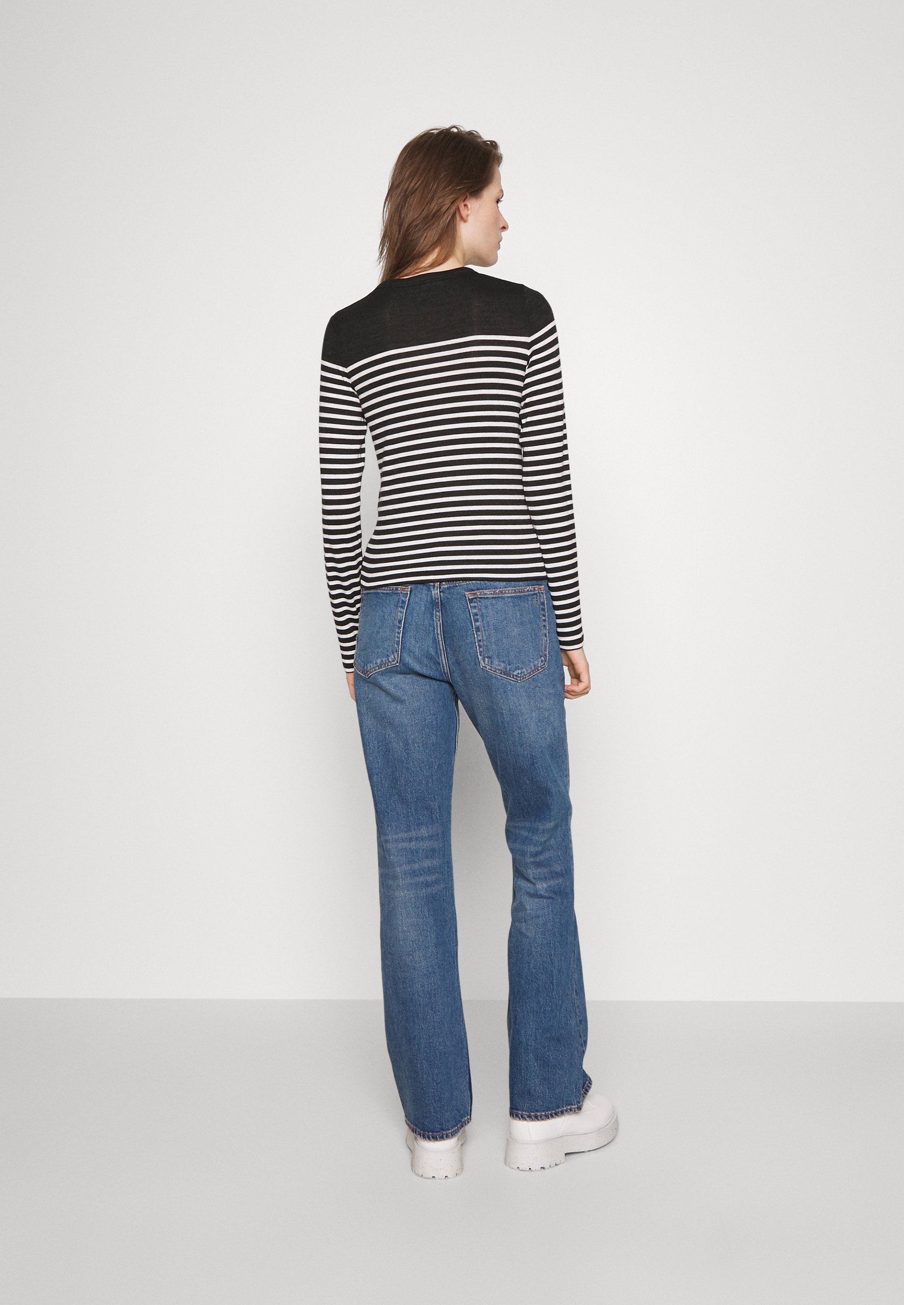 rag & bone PEYTON - Jeans Bootcut - blue denim - Zalando