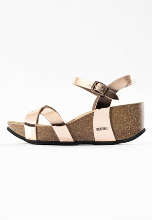 VENUS - Sandalen met plateauzool - rose gold