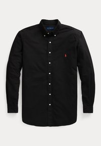 GARMENT-DYED OXFORD SHIRT - Košeľa - black