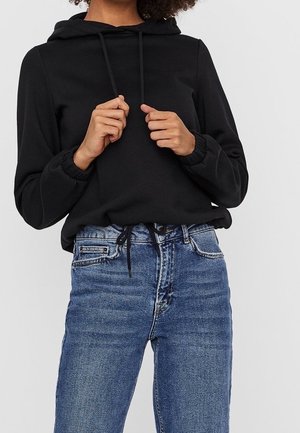 Jersey con capucha - black