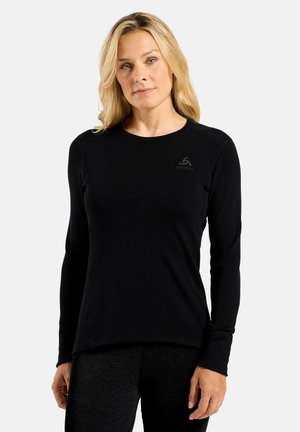 Long sleeved top - black