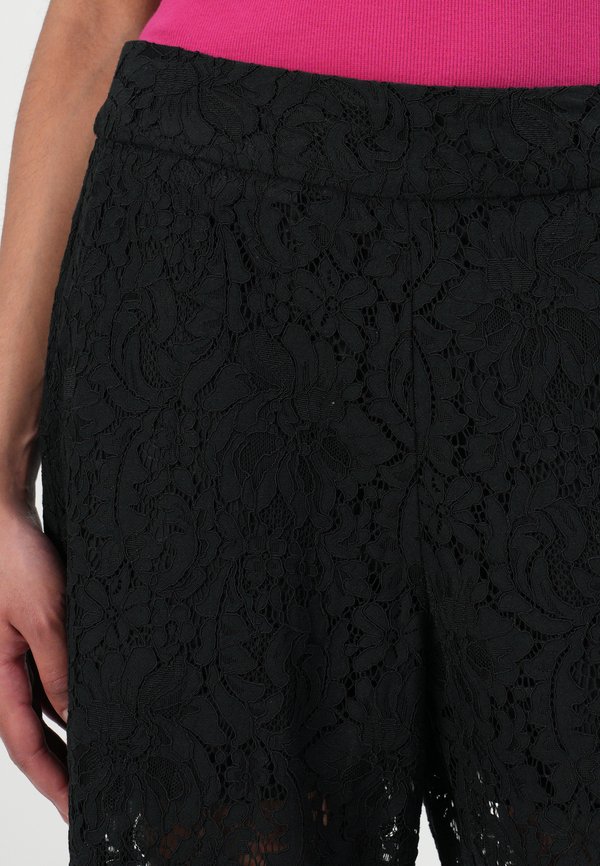 HIGH WAIST STRAIGHT LEG CROPPED TROUSER W/WAISTBAND - Trousers2