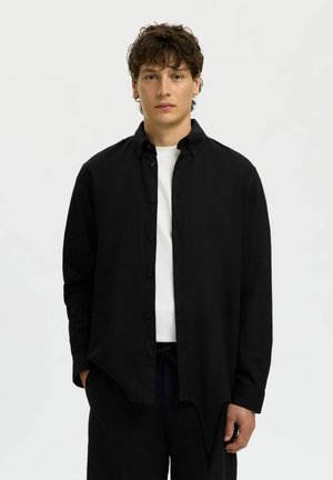 Selected SLHREGCLAY - Chemise - black