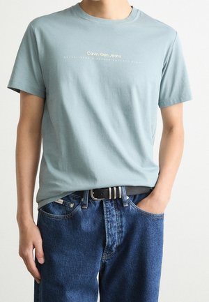 T-Shirt basic - blue-grey