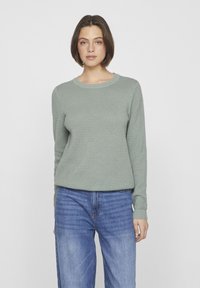 VILA VIDALO O NECK  - Stickad tröja - chinois green