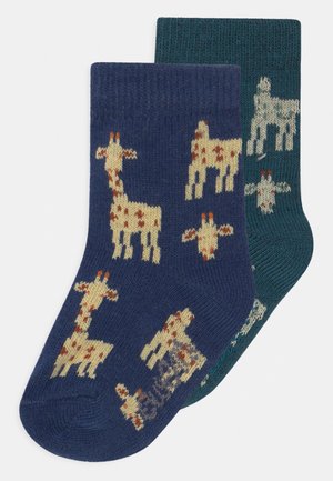 GIRAFFE 2 PACK UNISEX - Ponožky - green