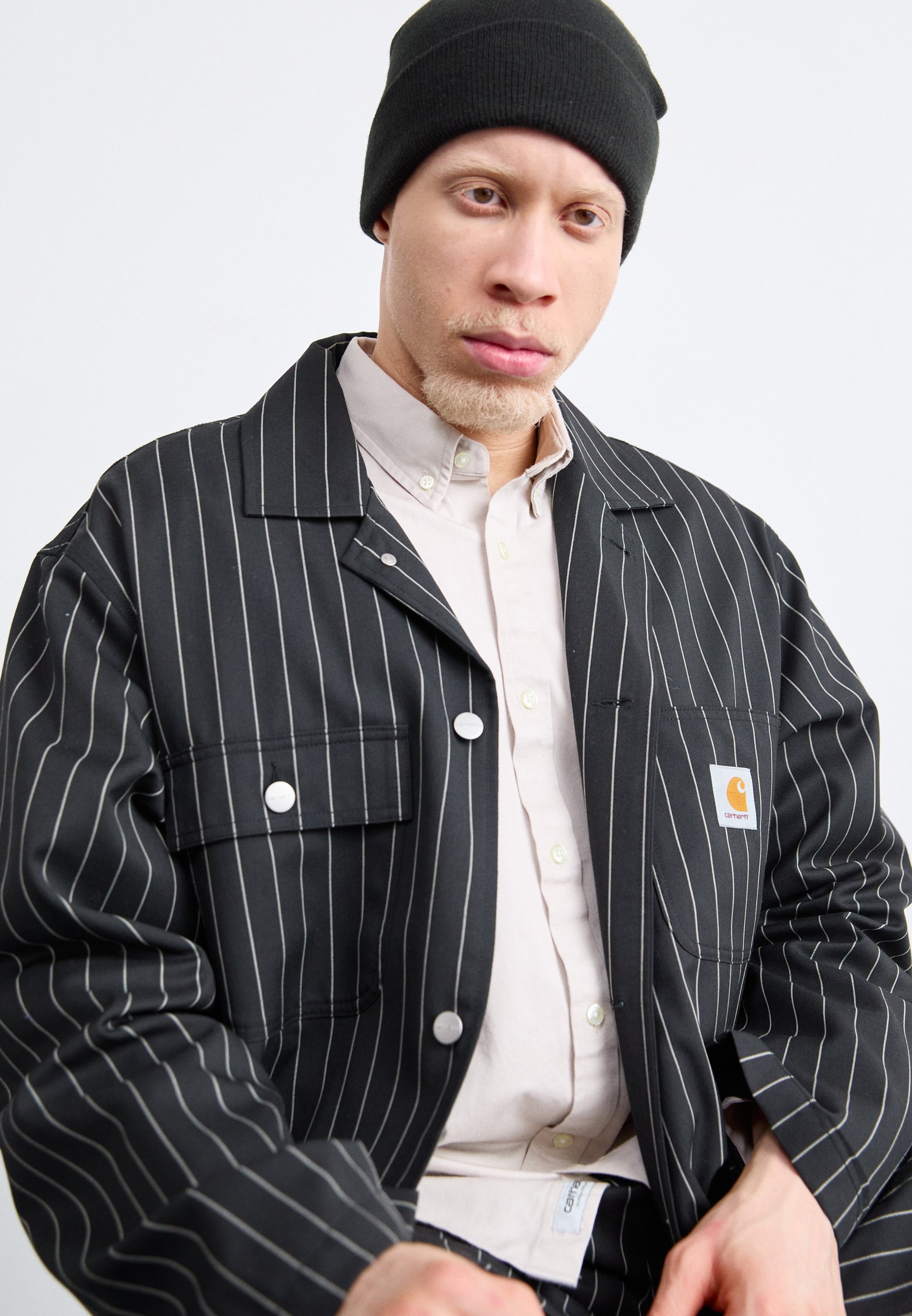 Carhartt WIP SEATON - Lichte jas - black/zwart - Zalando.nl