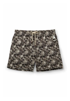 IUMAN Intimissimi, FLORAL PRINT WITH BOTTLE OPENER - Badeshorts - brown
