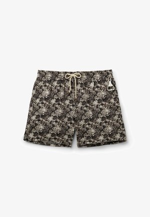IUMAN Intimissimi, FLORAL PRINT WITH BOTTLE OPENER - Badeshorts - brown