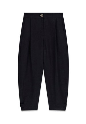 Guess, LEINENHOSE - Pantalon classique - schwarz