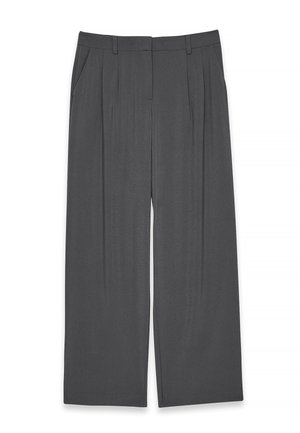 NA-KD, MIT BUNDFALTEN - Broek - grey