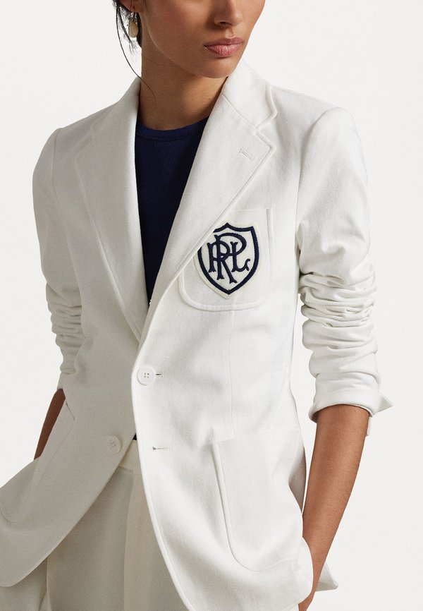 LOGO CREST COTTON JERSEY BLAZER - Blazer3