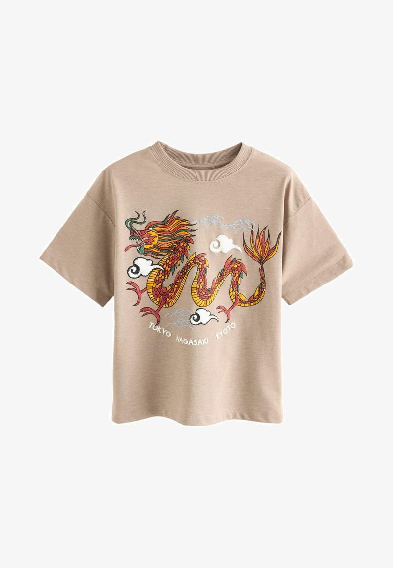 Next SHORT SLEEVE GRAPHIC STANDARD - Nyomott mintás póló - stone dragon