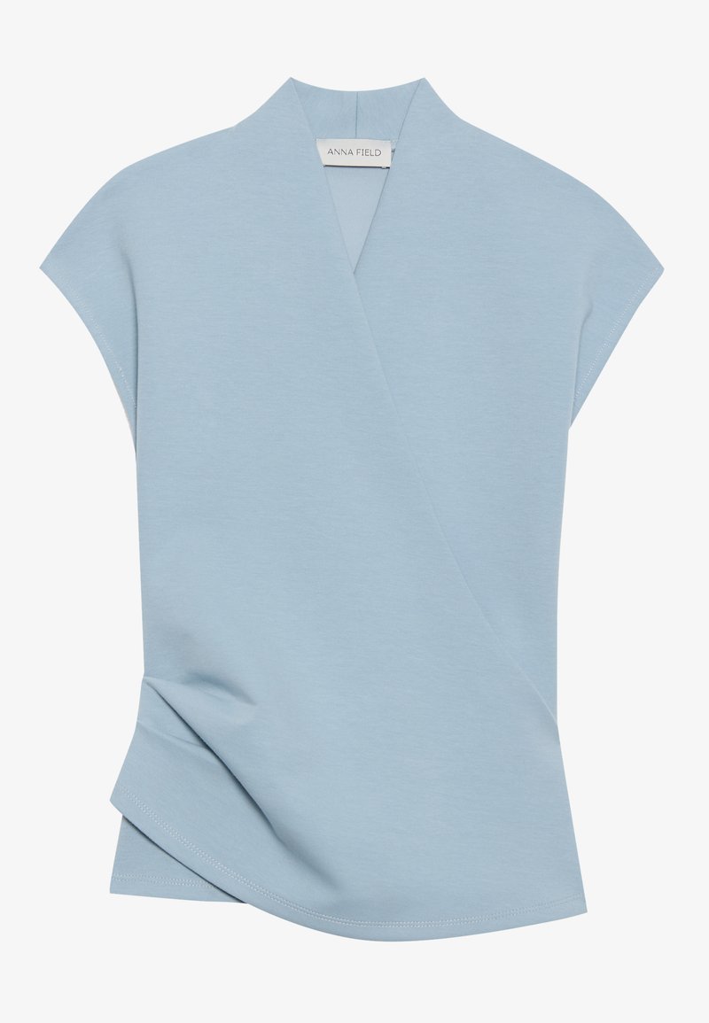 Anna Field T-shirt basic blauw Anna Field T-shirt basic blauw