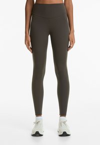 OYSHO - HIGH-RISE ANKLE-LENGTH  - Tajice - dark grey Minijatura 1