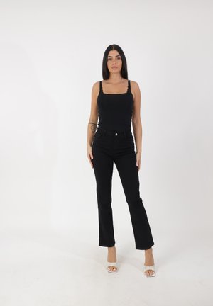 Bootcut jeans - schwarz
