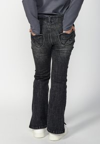 Koroshi Bootcut farmer - black denim