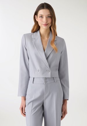 DOPPIOPETTO A UNITA - Blazer - grigio chiaro melange