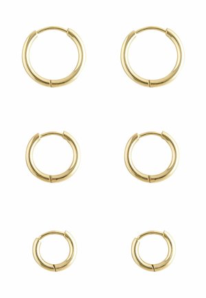 3 PACK - Pendientes - gold tone