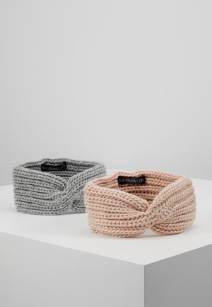 2 PACK - Cache-oreilles - rose/grey