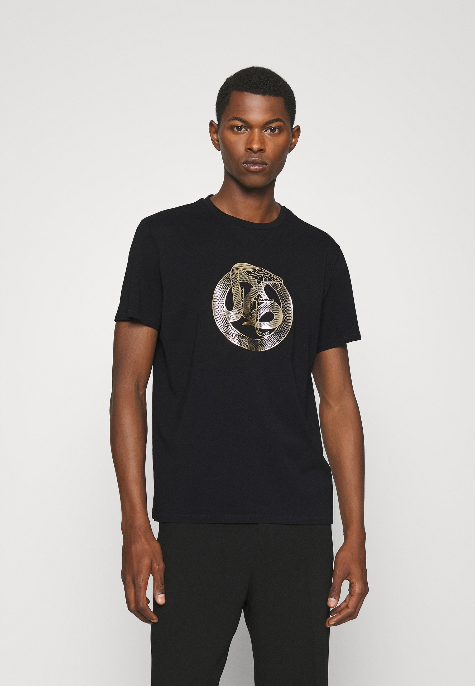 Just Cavalli T-shirt med print - black 