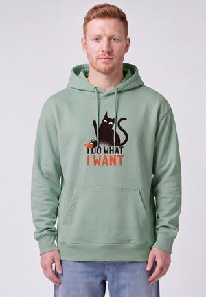 watapparel, CAT UNISEX - Hoodie - aloe