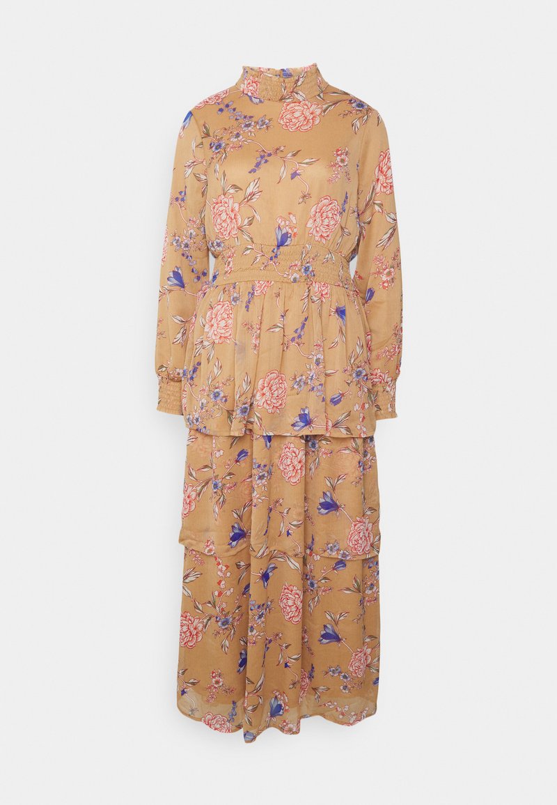 Pieces Petite Maxi-jurk lichtbruin Pieces Petite Maxi-jurk lichtbruin