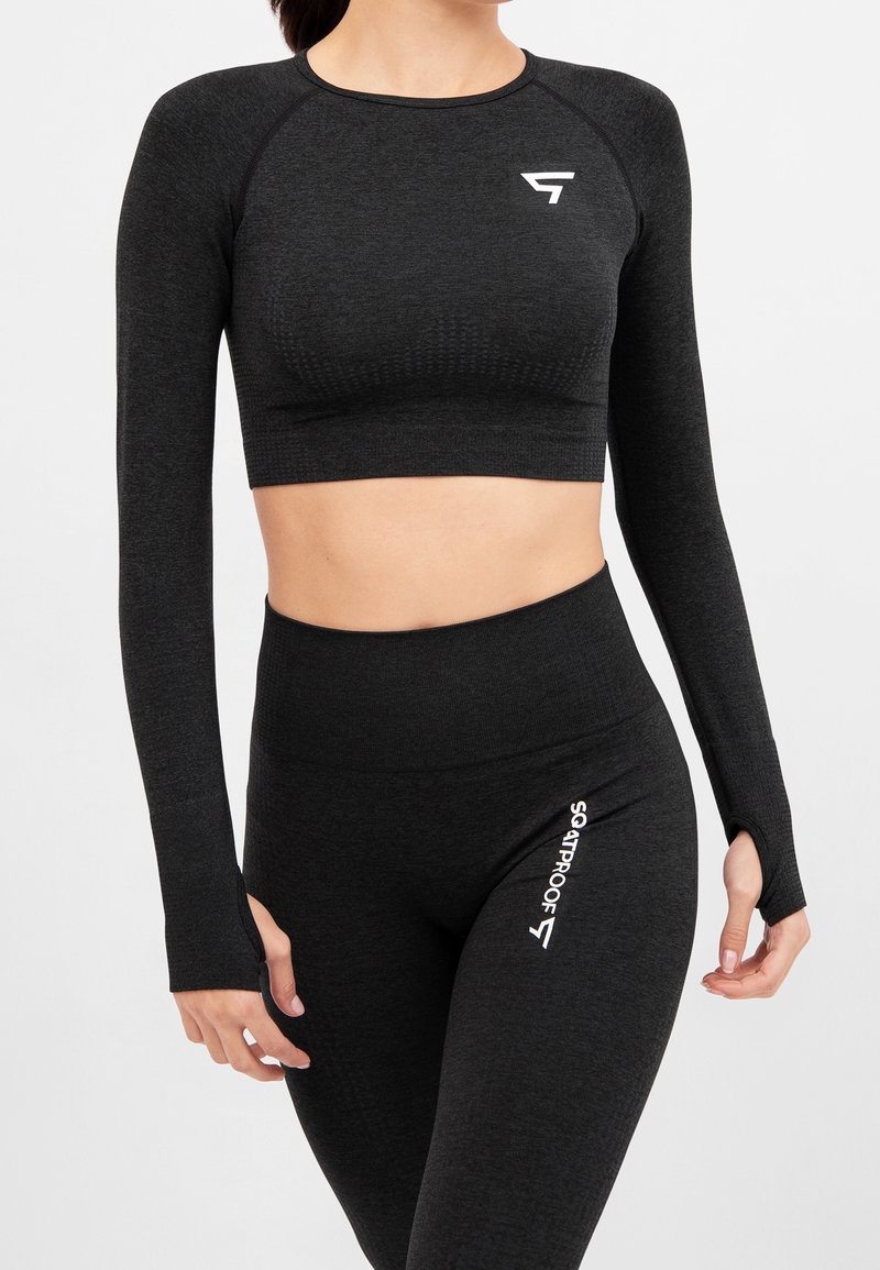 SQUATPROOF Langarmshirt - black