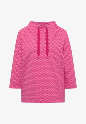 Cecil, 3/4-ARM SHIRT MIT FUNNEL NECK UND STRUKTUR - Long sleeved top - pink flash