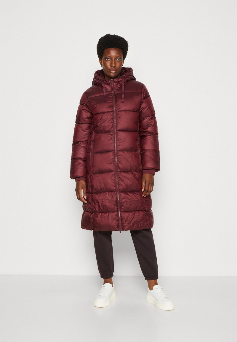 GAP MAXI LOGO PUFFER SHINE Winter coat pinot noir/bordeaux Zalando.ie
