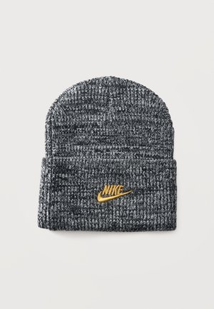 Nike Sportswear, PEAK TALL CUFF UNISEX - Bonnet - black/off-white/gold-coloured