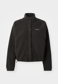 JASPER RIDGE™ PEBBLED FULL SNAP - Fleece jacket - black