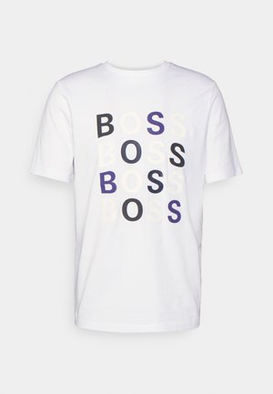 TESSLER - T-shirt con stampa - white