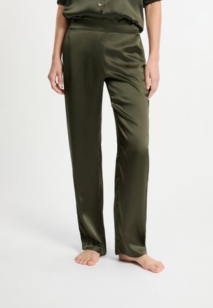 PEARLY - Nachtwäsche Hose - kaki olive